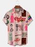 Men's Christmas Funny Graphic Short Sleeve Hawaiian Shirt